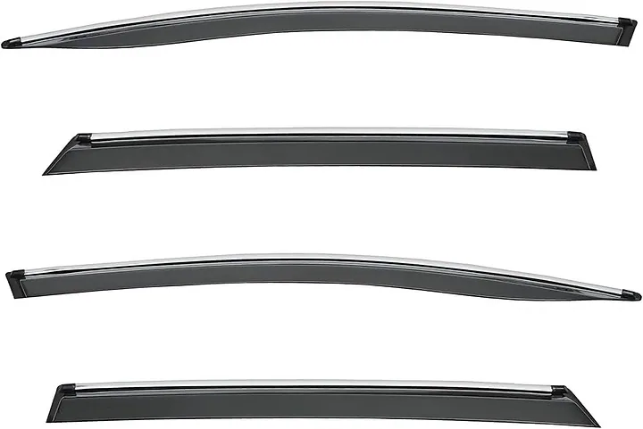 Set of four smoked door visors