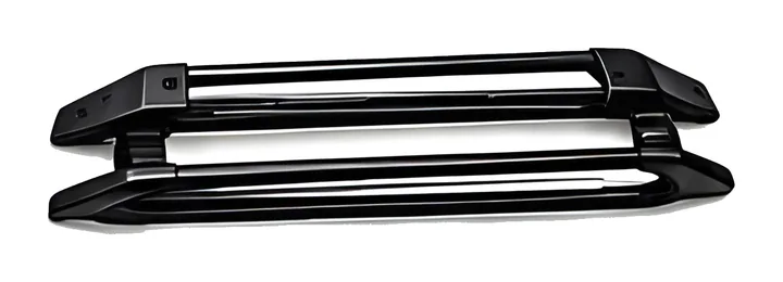 Pair of black roof rails